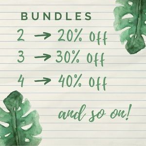 BUNDLES WELCOME!